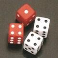 12MM 六面方角點數骰
